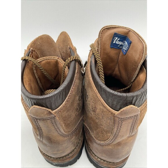 VTG Vasque 29396 K73 6230 Mountaineering Hiking Boots Brown Leather Sz 7N - Picture 8 of 13